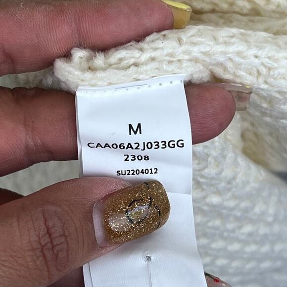 NWT Cupshe More than words turtleneck longline sweater size Medium - Picture 8 of 9